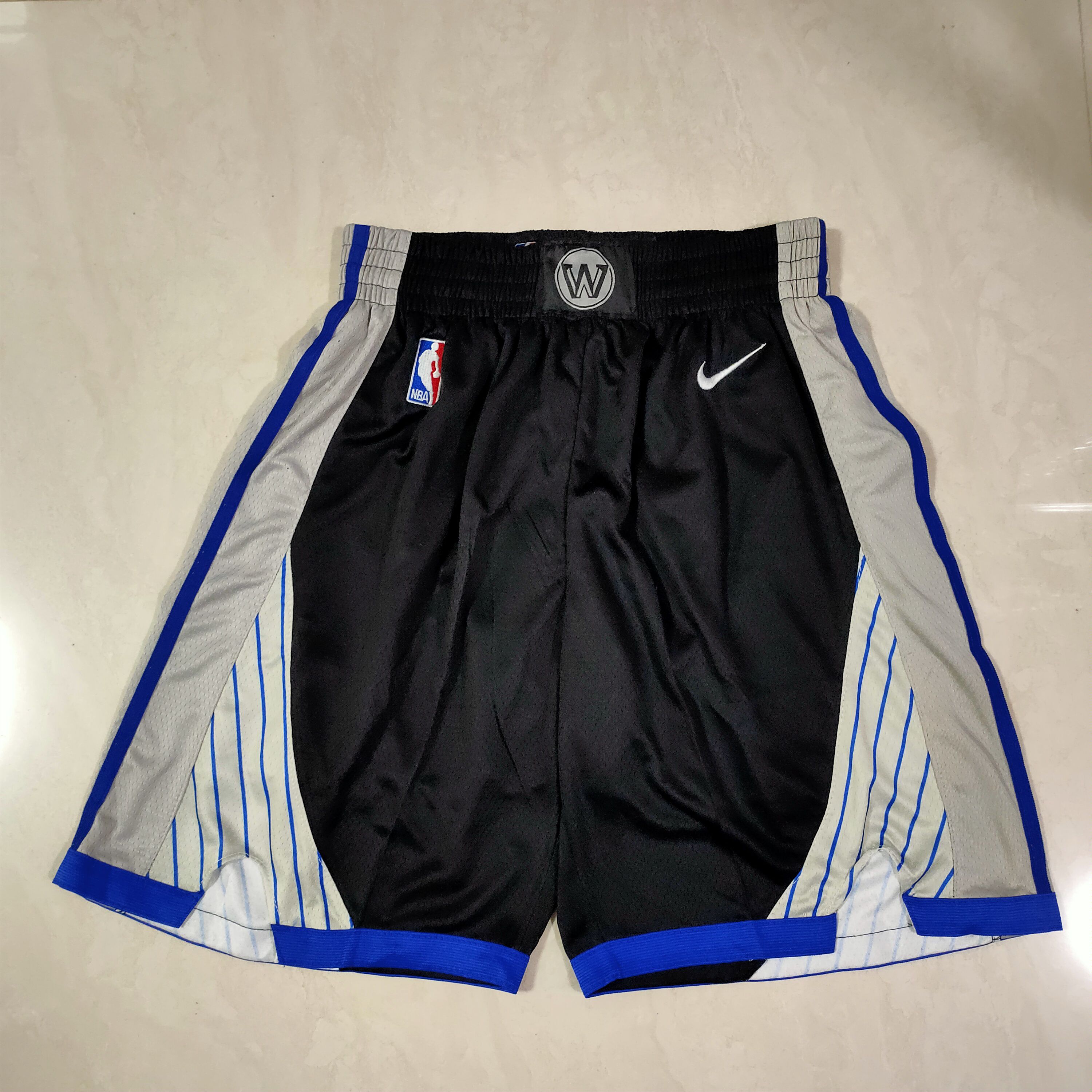 Men NBA Golden State Warriors Black Shorts 0416->boston celtics->NBA Jersey